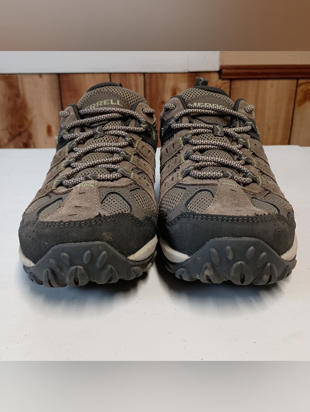 Merrell Hiking Shoes Womens 9.5 Brown Accentor 3 Suede Leather Rubber Sole - Picture 7 of 13